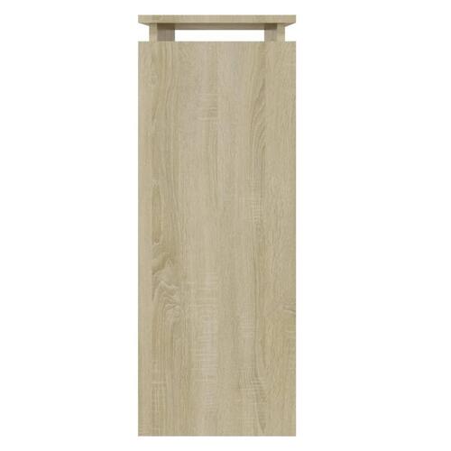 Konsolbord 80x30x80 cm konstrueret træ sonoma-eg