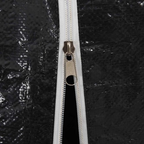 Brændestativ med regnslag 200 × 60 × 200 cm - galvaniseret stål