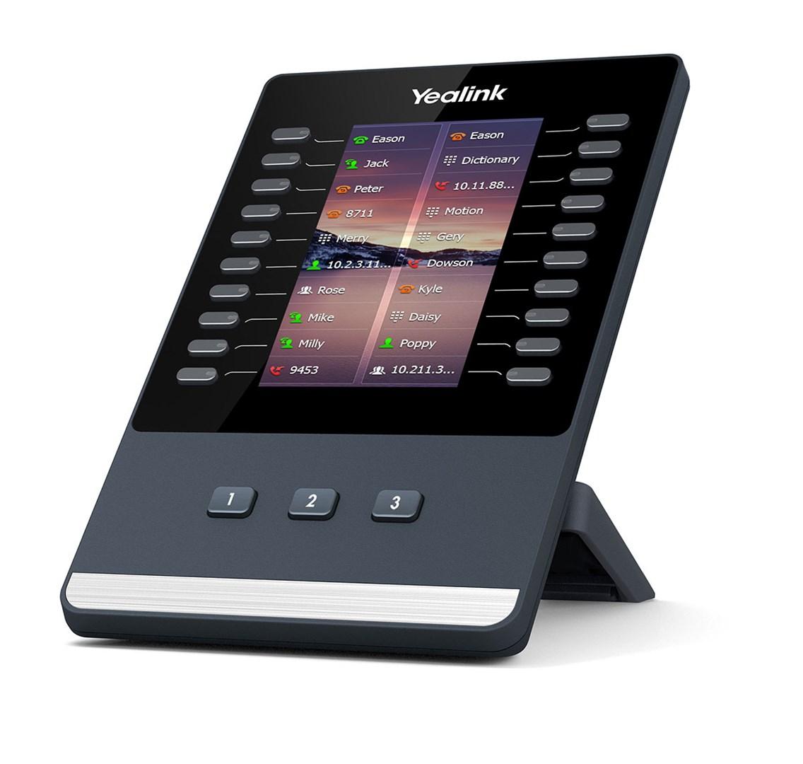 Yealink EXP43 udvidelsesmodul til IP-telefon - sort/grå, 23 knapper
