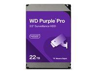Western Digital WD Purple Pro WD221PURP 22 TB 3,5" SATA 6 Gb/s 7200 rpm overvågnings-harddisk billede