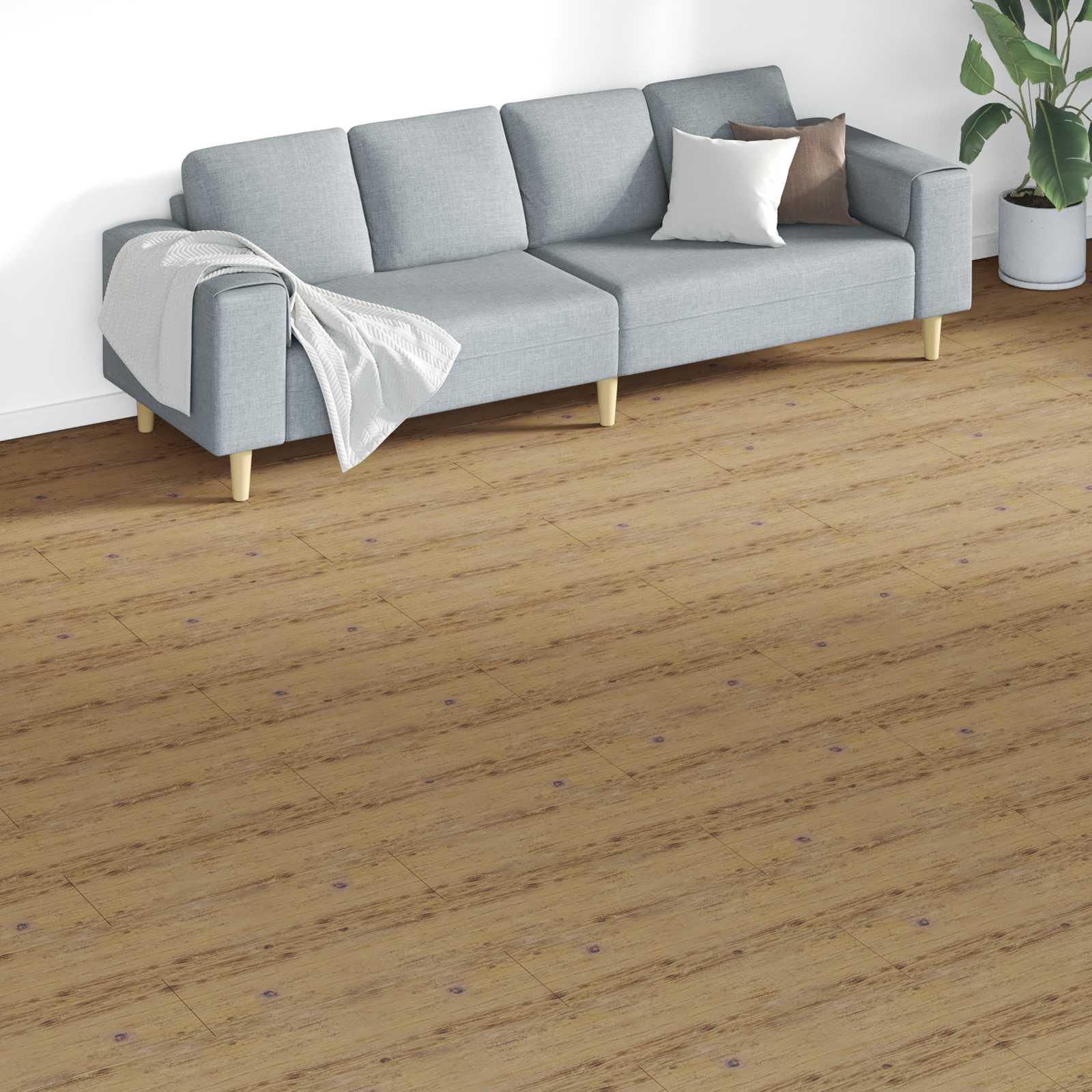 Gulvplanker 18 stk Valnøddebrun 5,26 m² PVC billede