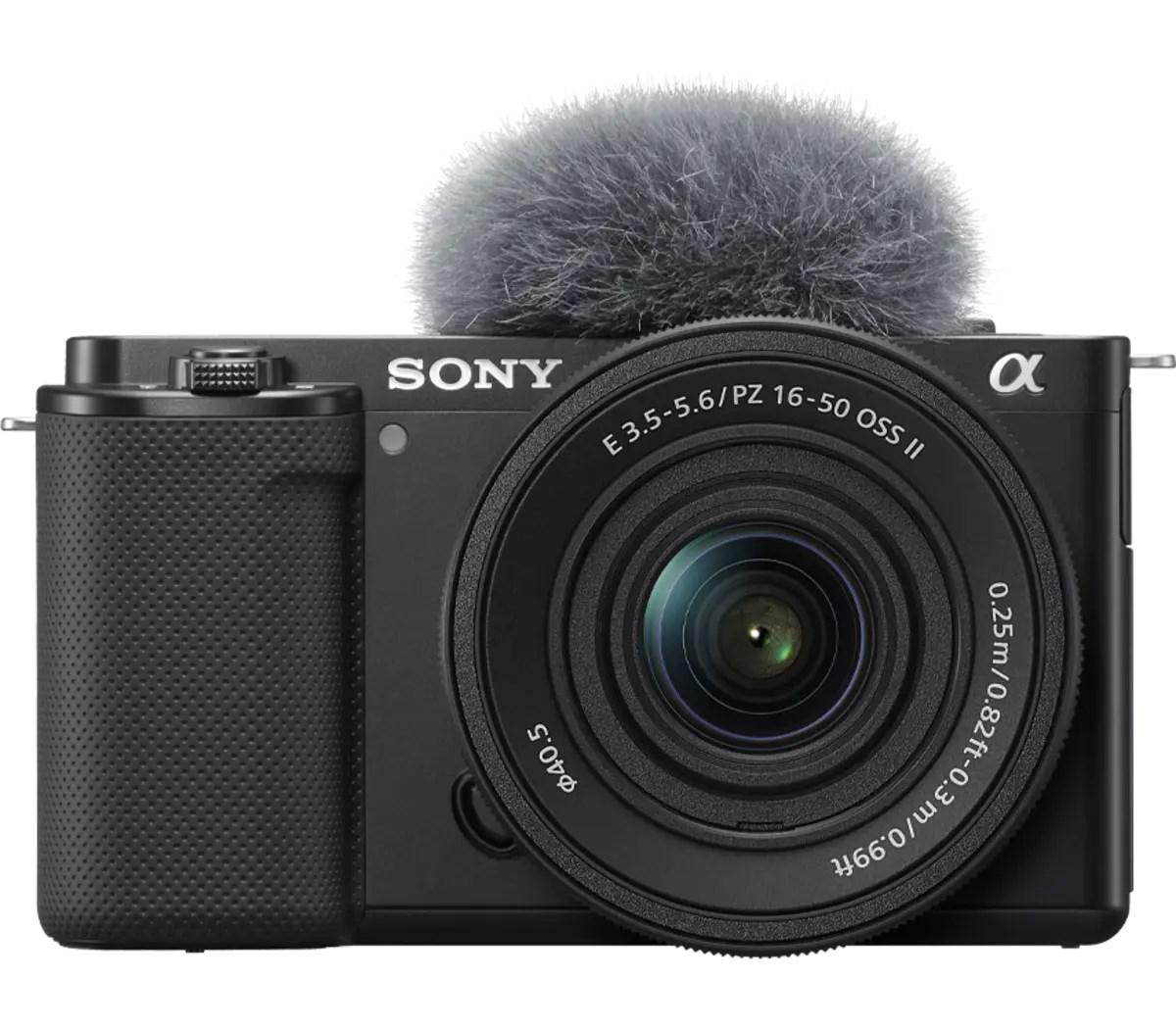 Sony ZV-E10 + E PZ 16-50mm F3,5-5,6 OSS II - spejlløst kamera 24,2 MP - Sort