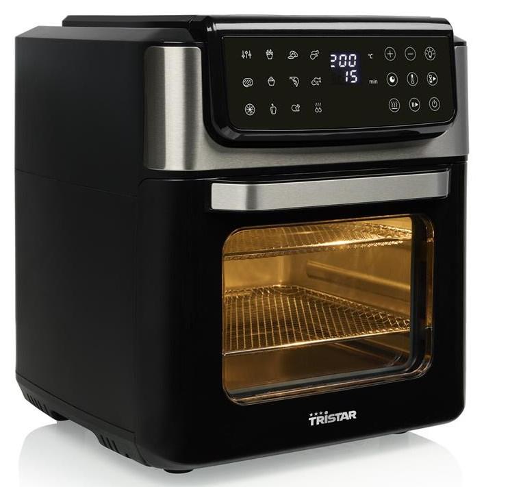 Tristar FR-9068 varmluftsovn/airfryer 12 l - 1.800 W, sort/rustfrit stål billede