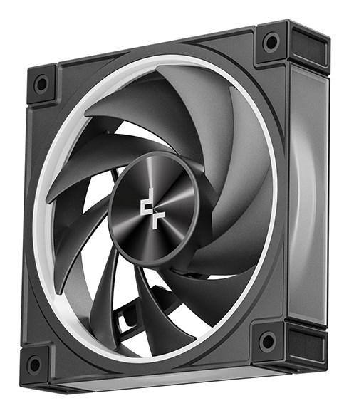 DeepCool CG580 4F V2 Midi Tower PC-kabinet - sort med hærdet glas og 4 blæsere