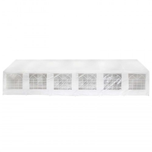 Teltstof uden ramme Hvid 12 x 6 m PE