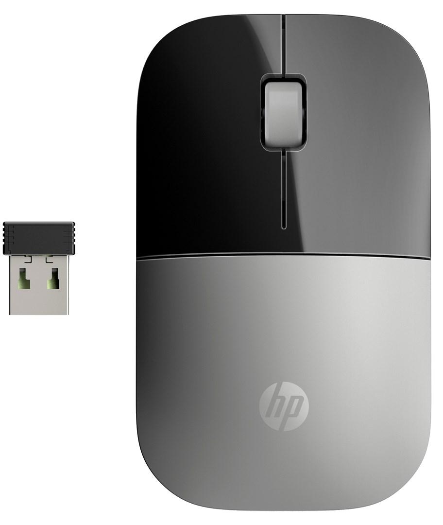 HP Z3700 trådløs mus - sølv, 2,4 GHz, 1200 DPI