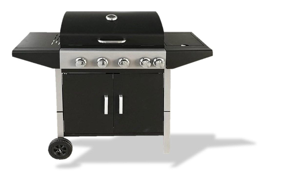 Ravanson GO-4 gasgrill - 13,3 kW, 4 brændere + sideblus billede