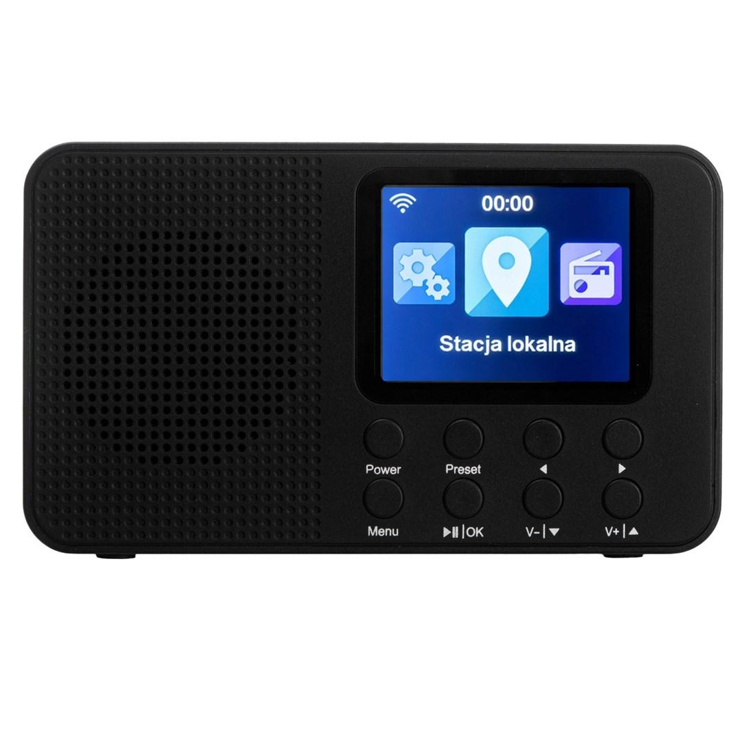 Adler Camry CR 1918 internetradio 2,4" – sort billede