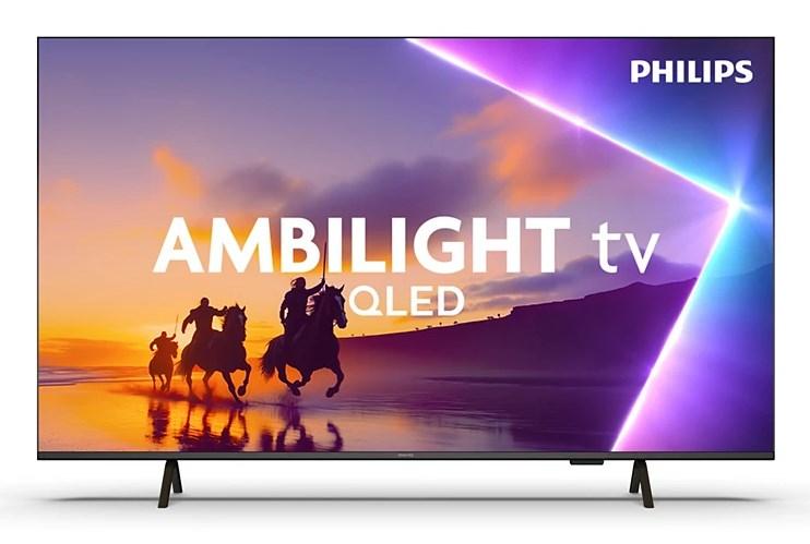 Philips 55PUS8450 55" 4K QLED Ambilight smart TV - sort billede