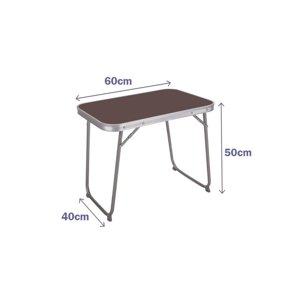 Marbueno sammenklappeligt campingbord 60 × 40 × 50 cm billede