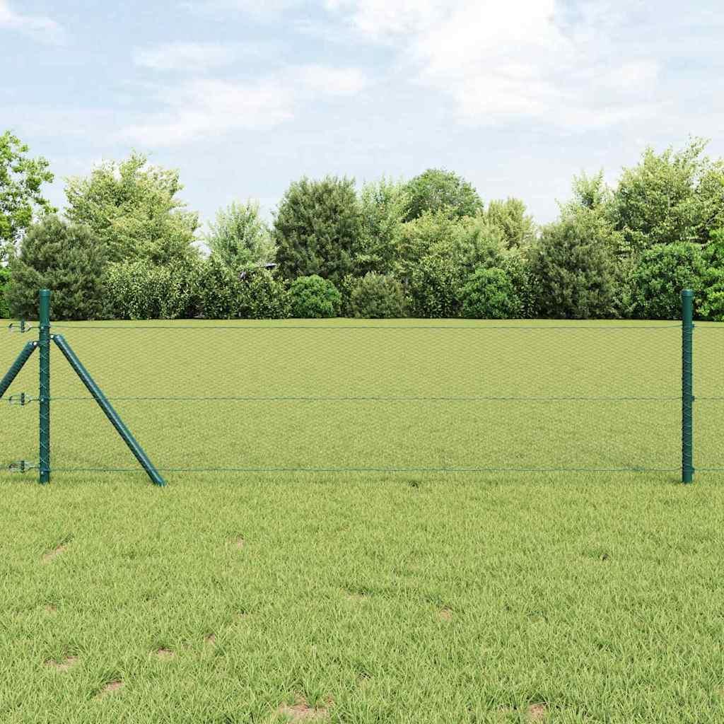 Hegnspæl Grå 100 x 0,5 m (13 mm net) Stål og PVC billede