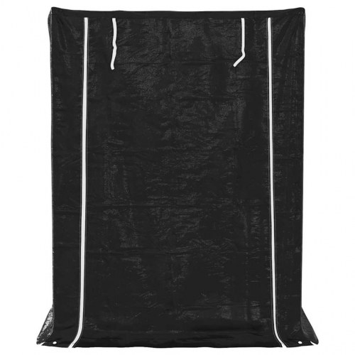 Brændestativ med regnslag 150 × 100 × 200 cm - galvaniseret stål