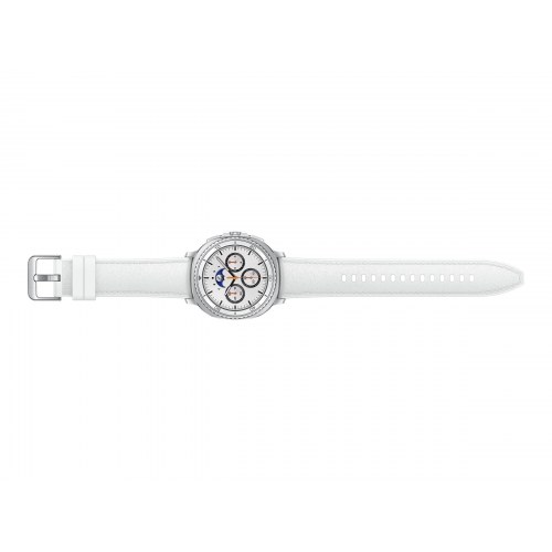 Samsung Galaxy Watch8 Classic 46 mm - Sølv/Hvid smartwatch