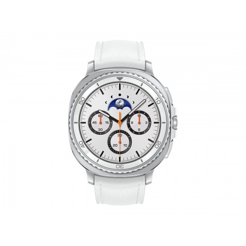 Samsung Galaxy Watch8 Classic 46 mm - Sølv/Hvid smartwatch