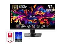 MSI MPG 321URXDE QD‑OLED 31,5" 4K gaming-skærm 240 Hz billede
