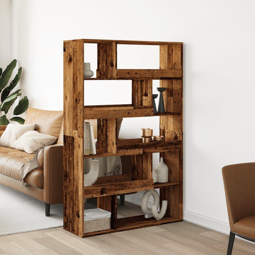 Rumdeler 100x33x156,5 cm konstrueret træ antikt træ billede