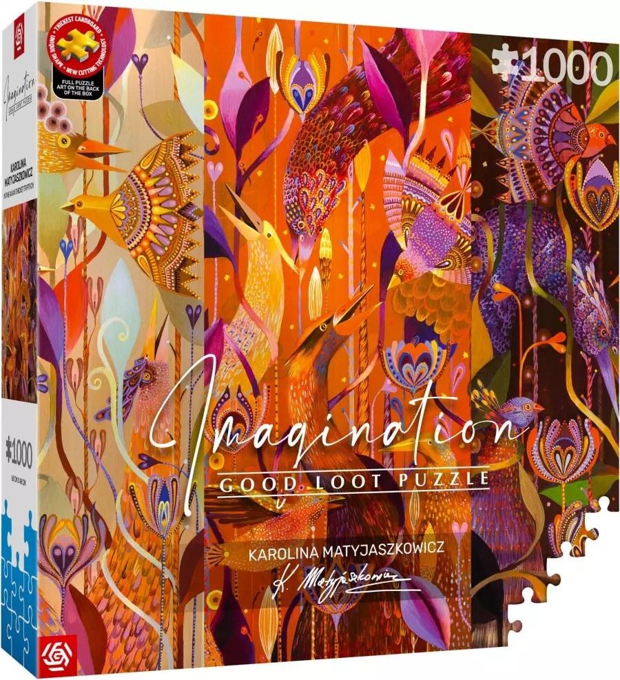 Cenega Good Loot puslespil 1000 brikker – Imagination: I fuglekrat – Triptykon billede