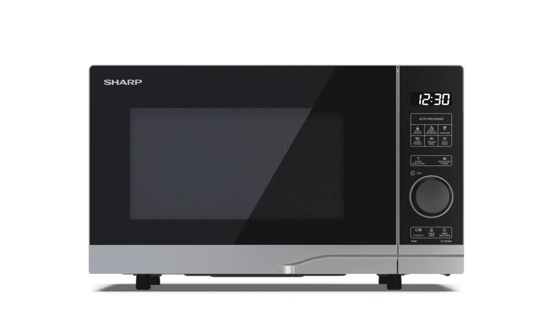 Sharp YC-PS204AE-S mikrobølgeovn 20 l - 700 W, sølv (fritstående)
