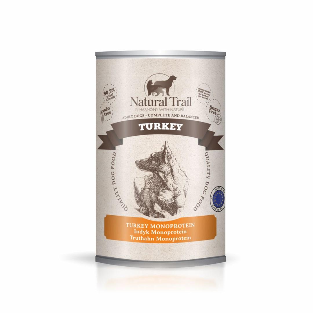 Natural Trail Turkey vådfoder til hund – 400 g monoprotein billede