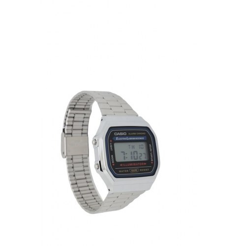 Casio A168WA unisex digitalur – sølv