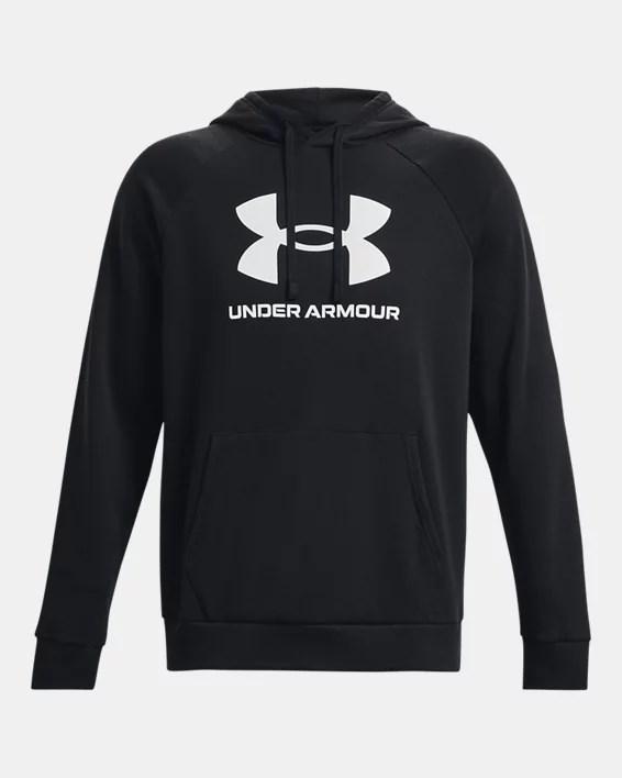 Under Armour herre hoodie - sort træningshoodie (SM) billede