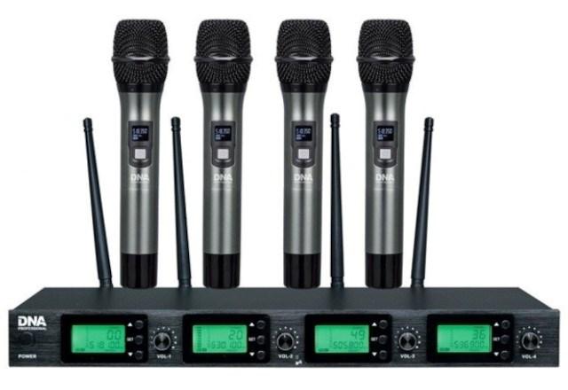 DNA Professional RV-4 MIX – trådløst mikrofonsæt med UHF-modtager billede