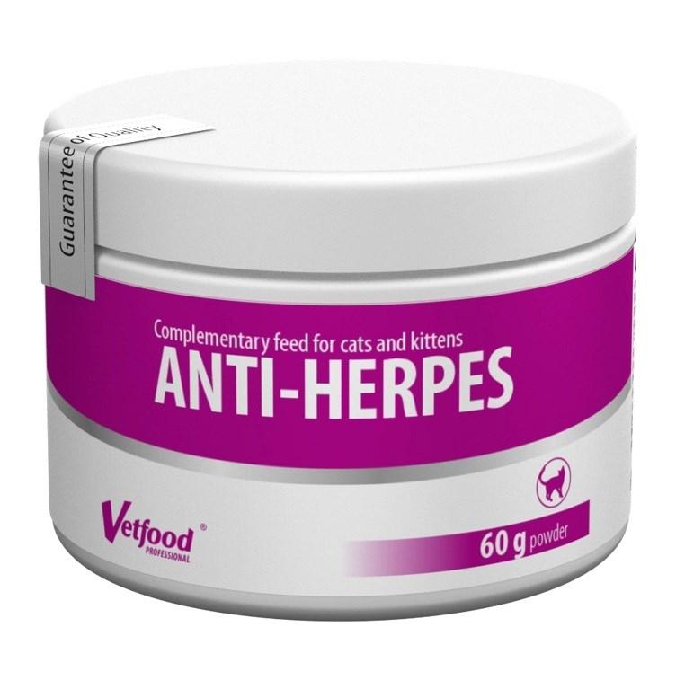 Vetfood Anti-Herpes – kosttilskud til katte, 60 g pulver billede