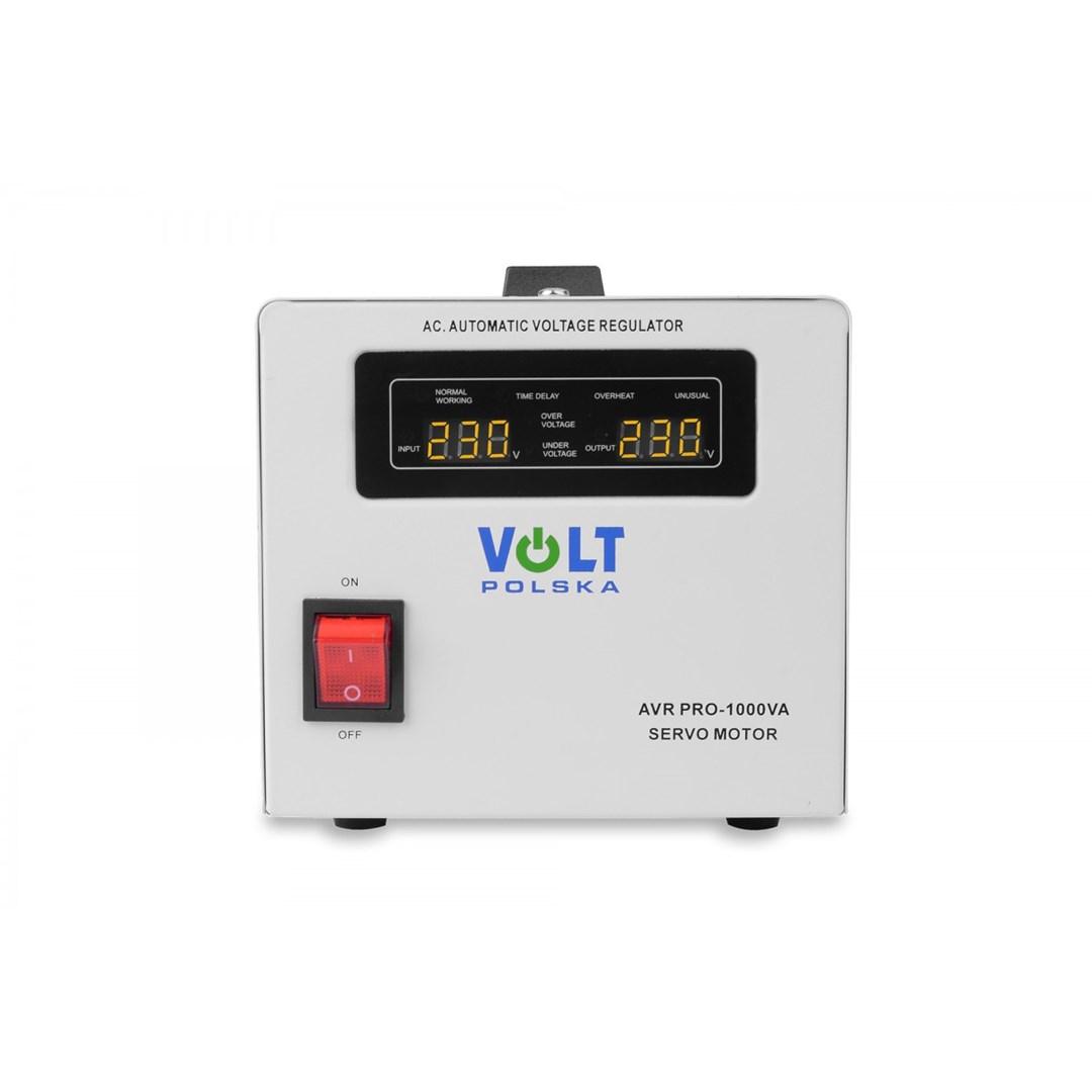 Volt Polska AVR Pro 1000VA - spændingsstabilisator med servo, ±3 % billede