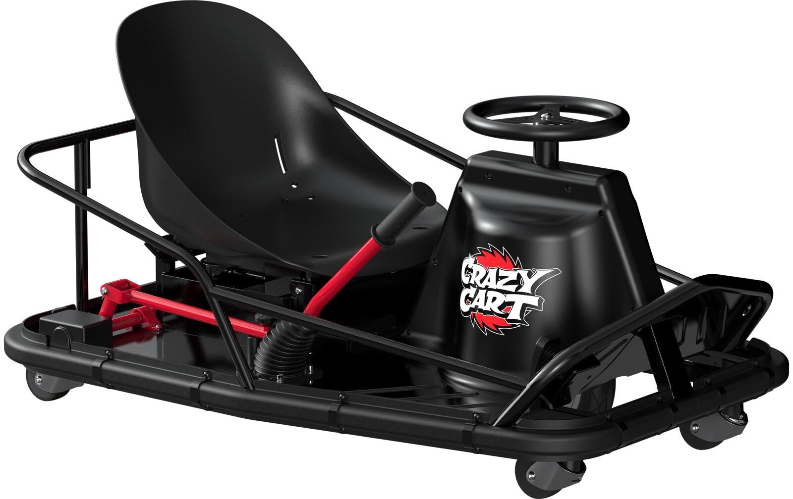 Razor Crazy Cart XL Pro - elektrisk gokart til drifting, sort/rød billede