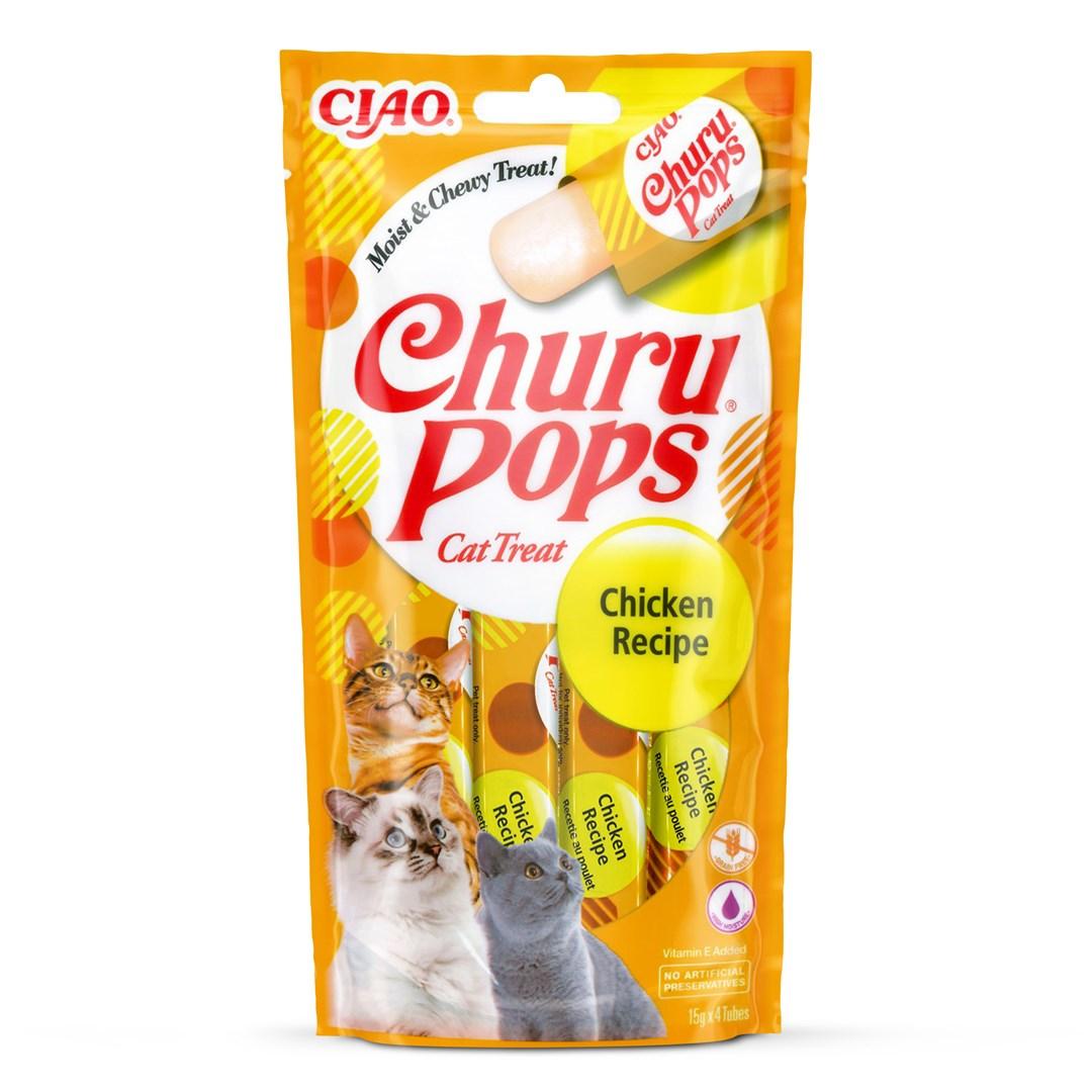 INABA Churu Pops Kylling - kattegodbidder, 4×15 g billede