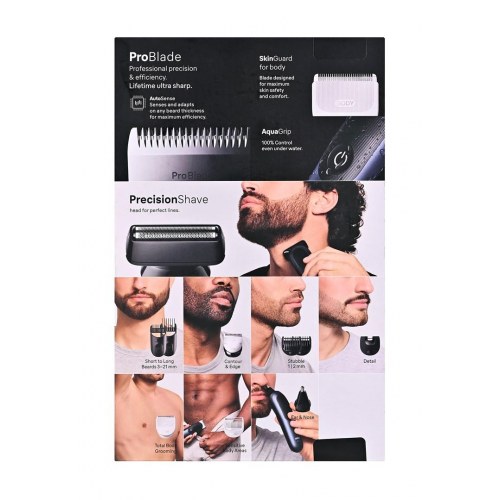 Braun All‑in‑One Series 7 AIO7540 trimmer - våd/tør, blå