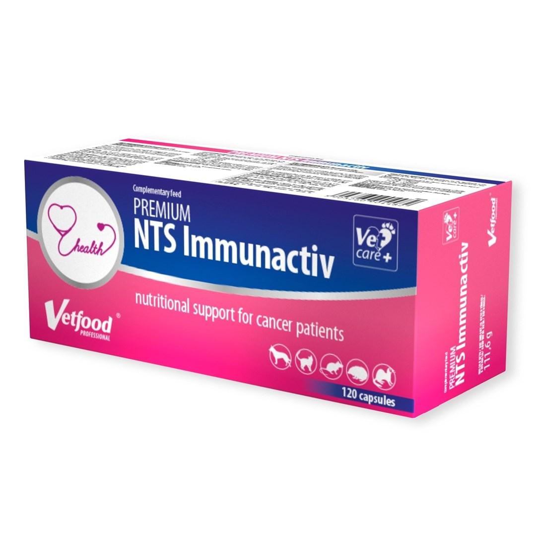 Vetfood Premium NTS Immunactiv – kosttilskud til hunde og katte, 120 kapsler billede