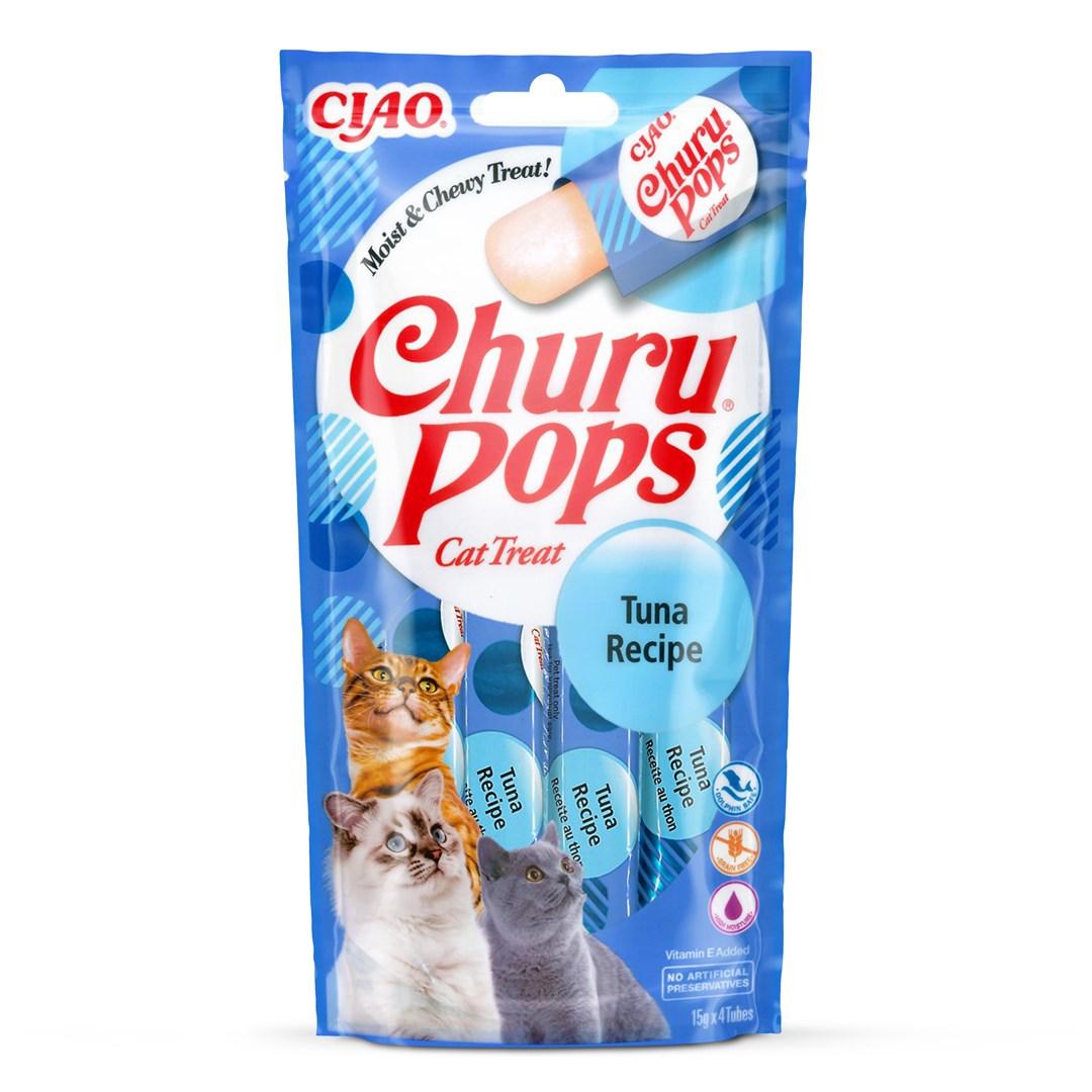 INABA Churu Pops Tun – kattegodbidder 4×15 g billede