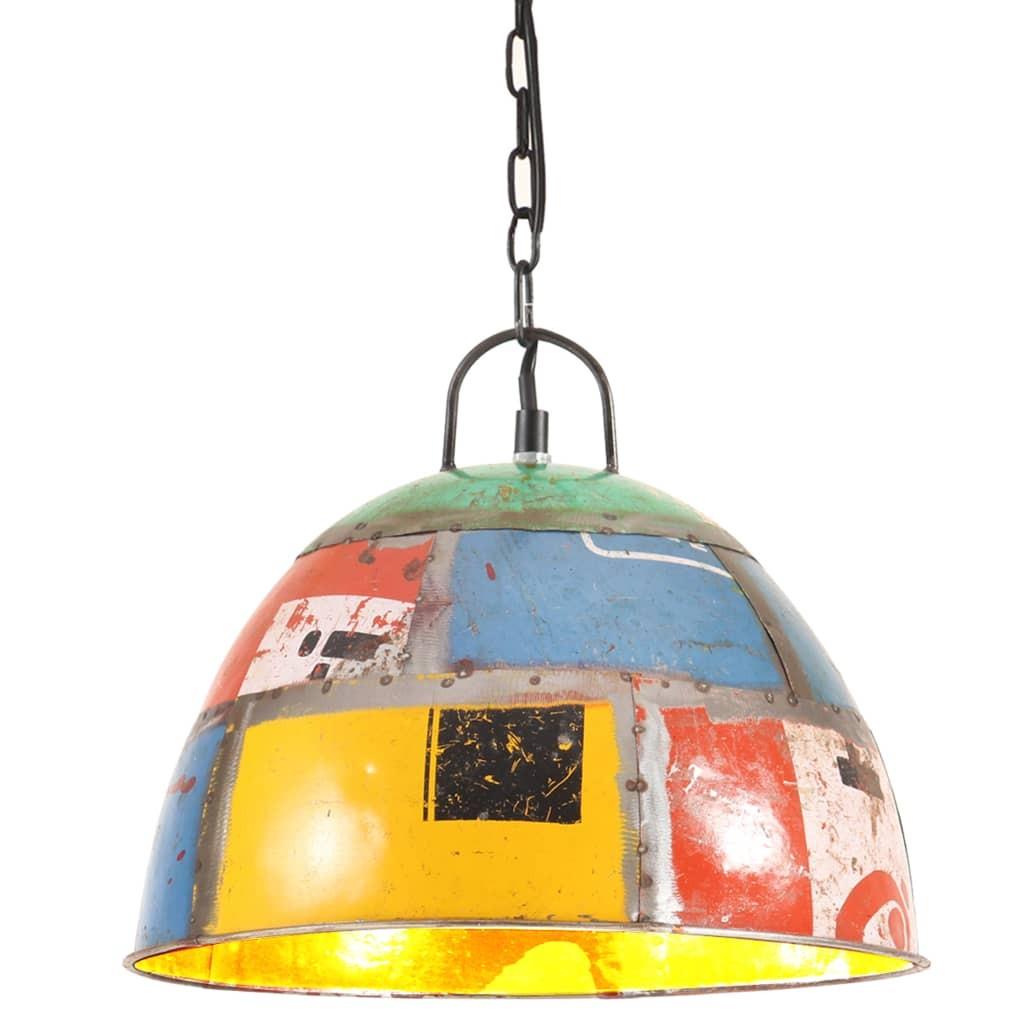 Industriel hængelampe 25 W rund 31 cm E27 flerfarvet