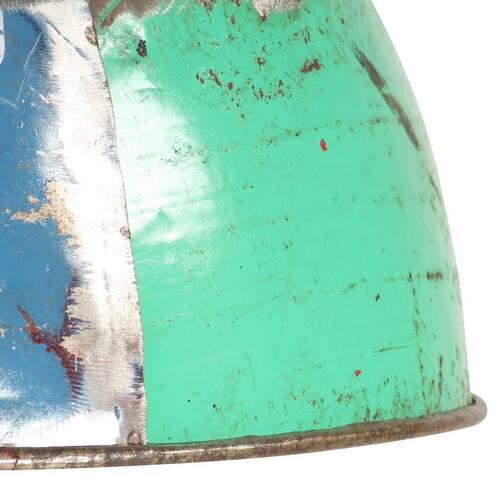 Industriel hængelampe 25 W rund 31 cm E27 flerfarvet