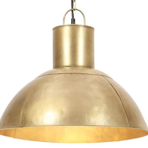 Hængelampe 25 W rund 48 cm E27 messingfarvet