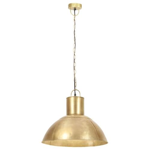 Hængelampe 25 W rund 48 cm E27 messingfarvet