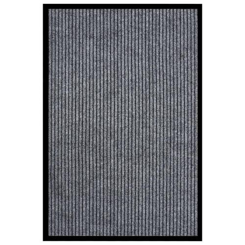 Dørmåtte 80x120 cm stribet grå
