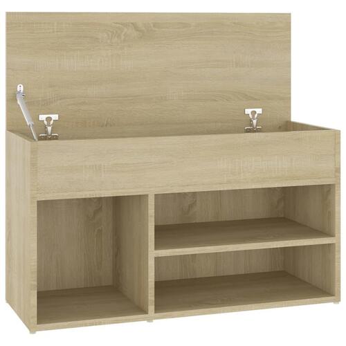 Skoreol 80x30x45 cm konstrueret træ sonoma-eg