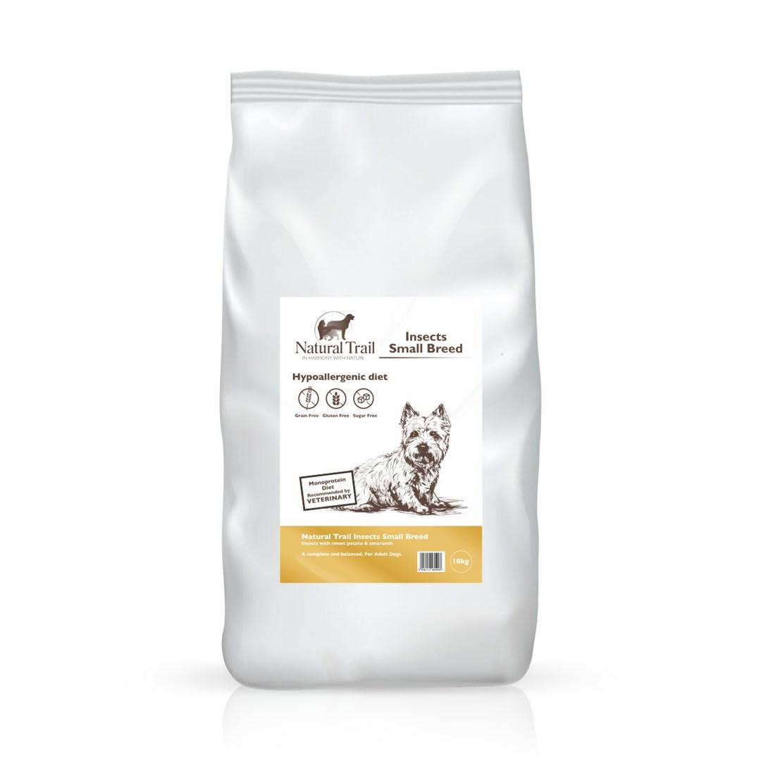 Natural Trail Insekter Small Breed â tÃ¸rfoder til hunde 10 kg billede