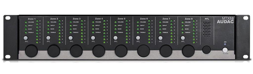 AUDAC MTX88 - 8-zone lydmatrix til installation