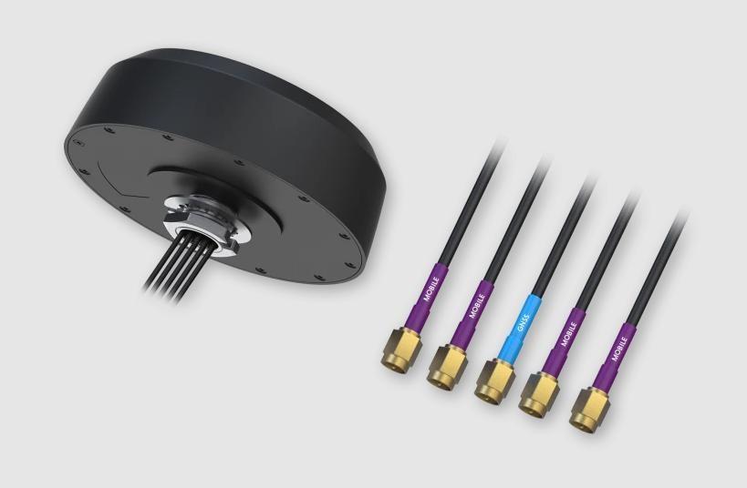 Teltonika PR1KCI49 tagmonteret 5G MIMO kombiantenne med GNSS â SMA billede