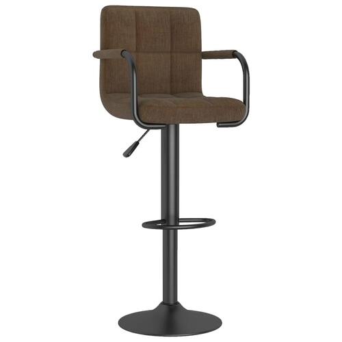 Barstole 2 stk. stof brun