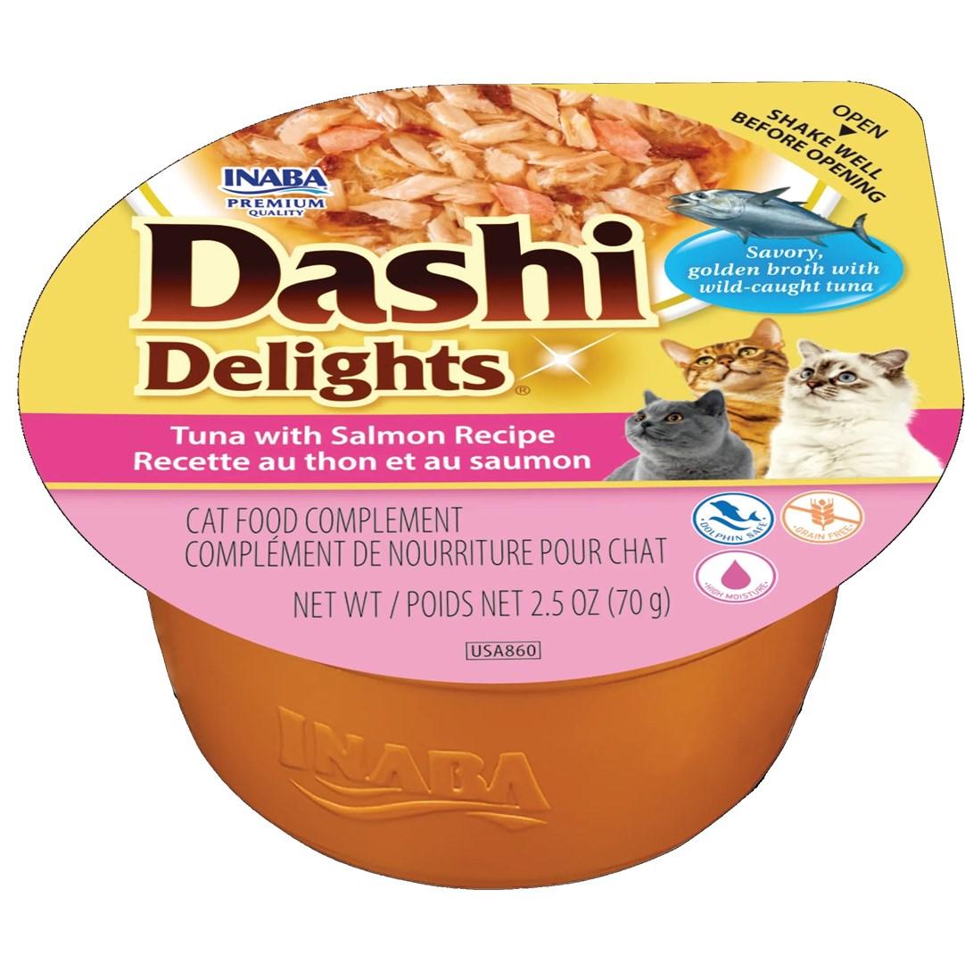 INABA Dashi Delights â Tun med laks, vÃ¥dfoder til kat â 70 g billede