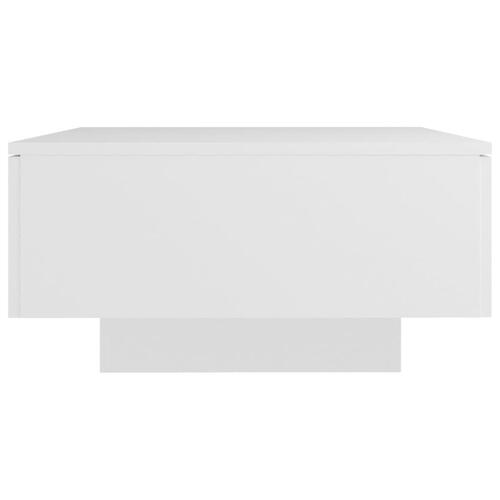 Sofabord 90x60x31 cm konstrueret træ hvid