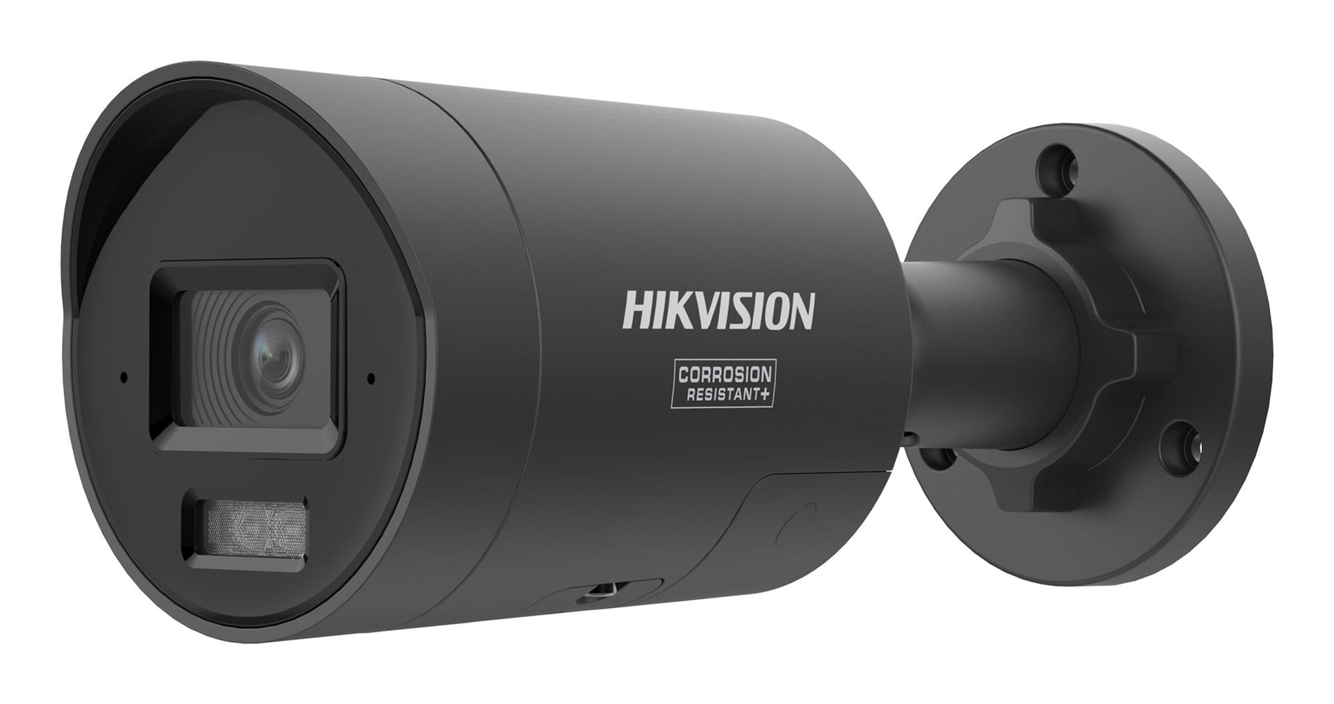 Hikvision Pro Series ColorVu 8 MP Smart Hybrid Light fast mini bullet IP-kamera â sort, IP67 billede
