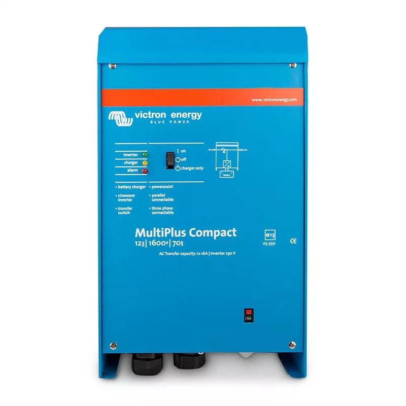 Victron MultiPlus Compact 12/1600/70-16 - inverter/lader til el-køretøjer og både billede