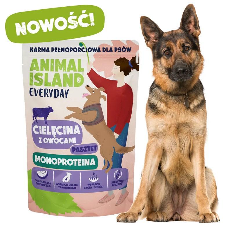 ANIMAL ISLAND Everyday monoprotein vÃ¥dfoder med kalv â 300 g billede