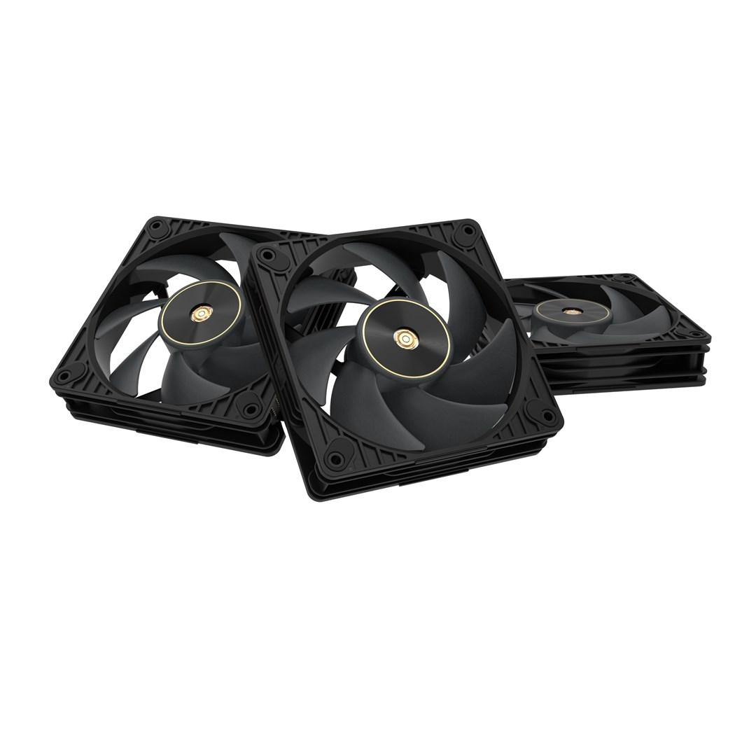ASUS ProArt PF120 PWM kabinetventilator 120 mm â 3-pack, sort billede