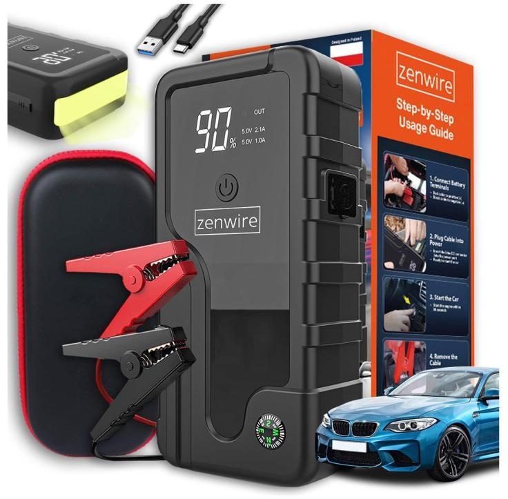Zenwire CY16 starthjælp og powerbank 6.400 mAh billede